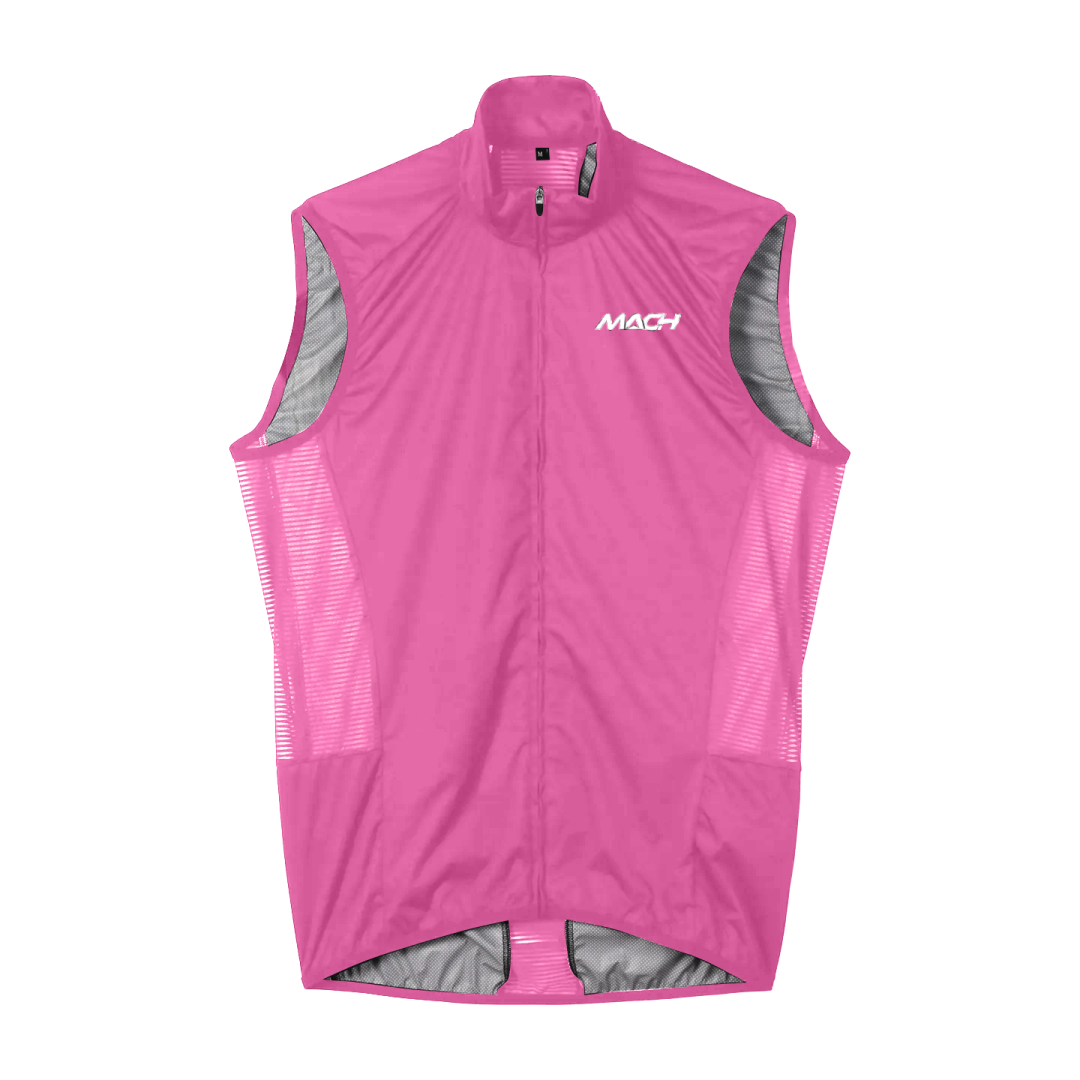 Mens Packable CdA Vest - Hi-Viz Pink