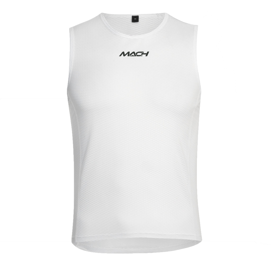 Men's Cycling Base Layer - White