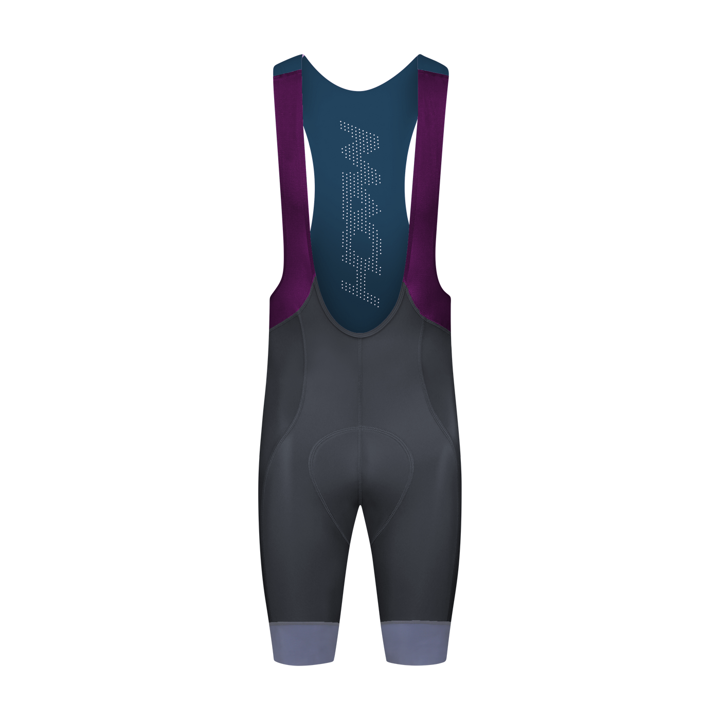 Men's Dynamic Evo I Bibs - Titanium + Purple
