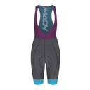 Women's Dynamic Evo Bibs - Titanium + Purple