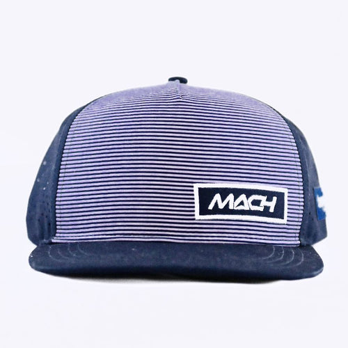 Mach Performance Flat Bill - Stripes Mach Apparel 