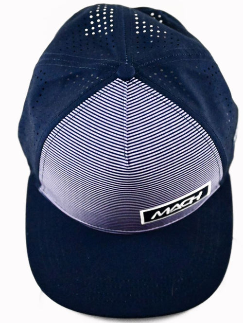 Mach Performance Flat Bill - Stripes Mach Apparel 