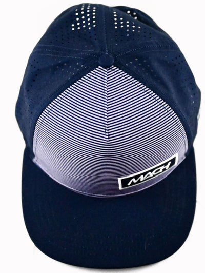 Mach Performance Flat Bill - Stripes Mach Apparel 